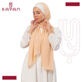 Chiffon Plain Scarf -Light Simon